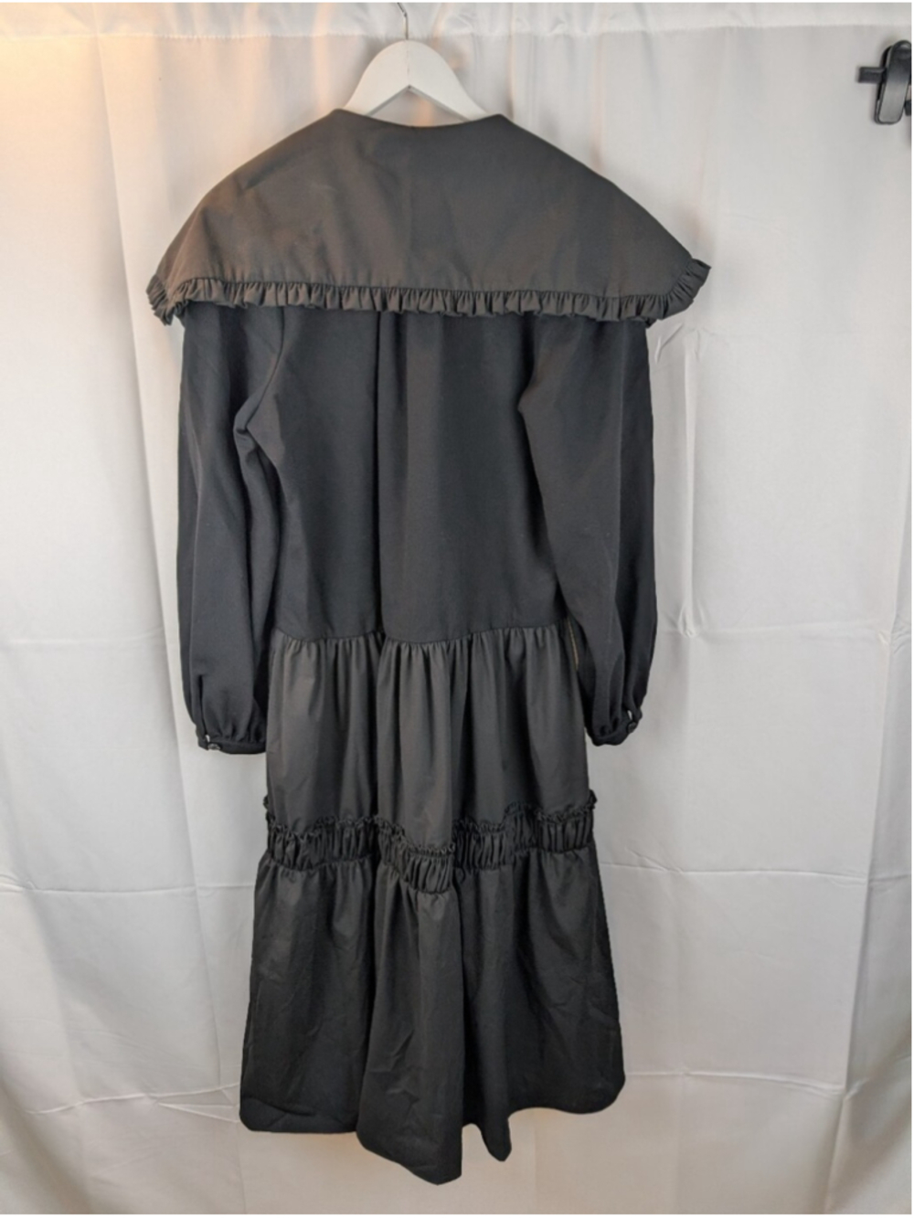 Meimeij Black Dress With Removable Collar Size 4(40) BNWT - Picture 8 of 11